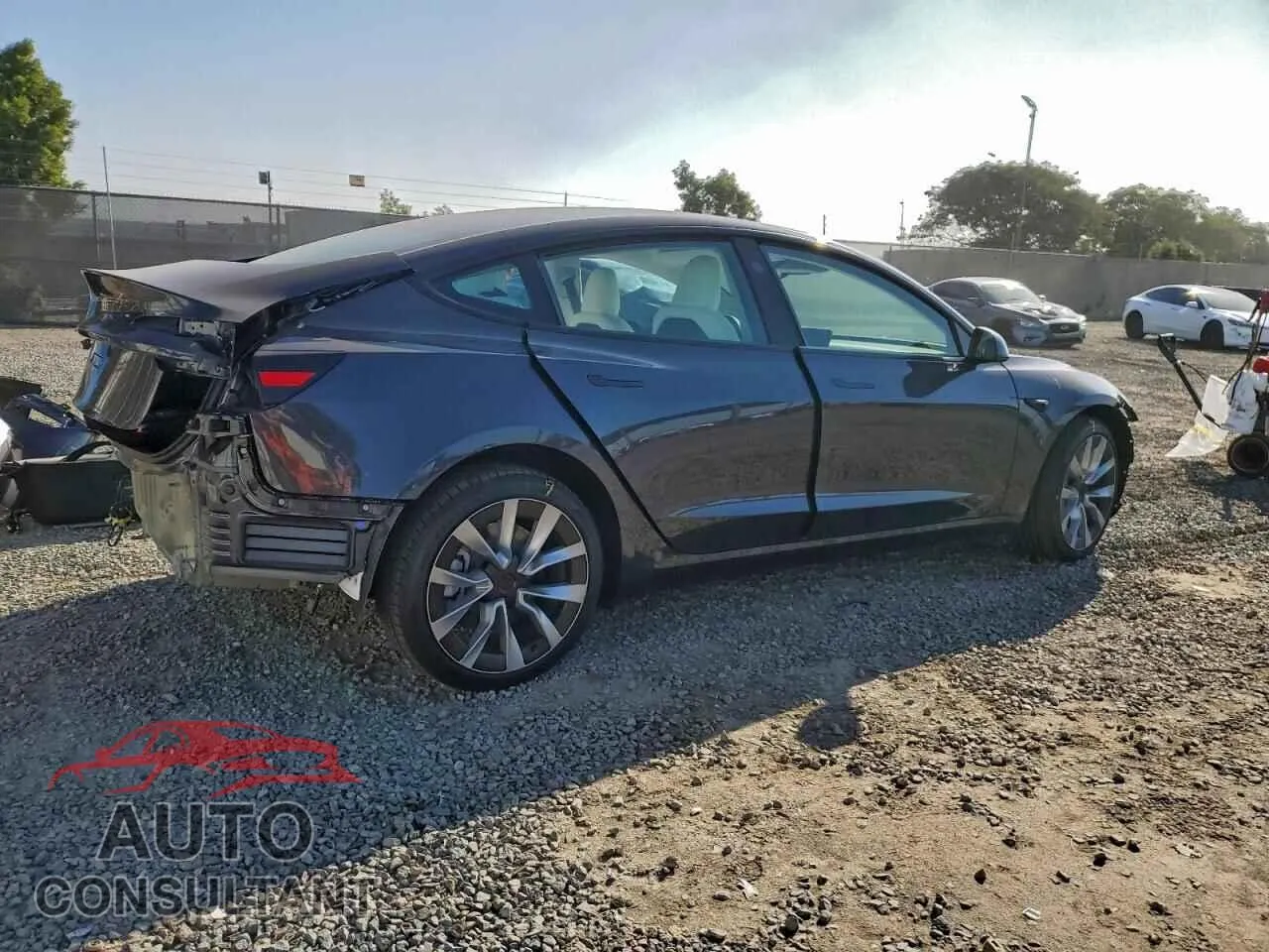 2026 TESLA MODEL 3 Damaged VIN 5YJ3E1EA8TF123069 – side profile