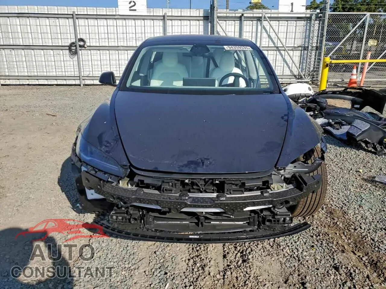 2026 TESLA MODEL 3 Damaged VIN 5YJ3E1EA8TF123069 – interior seats