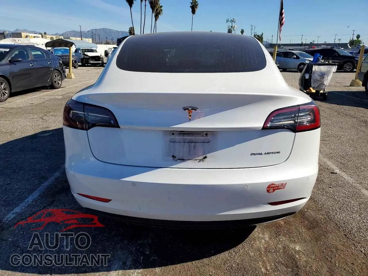 2018 TESLA MODEL 3 Damaged VIN 5YJ3E1EB9JF067682 – engine bay
