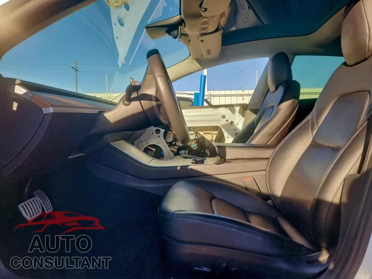2020 TESLA MODEL 3 Damaged VIN 5YJ3E1EC3LF641382 – exterior detail
