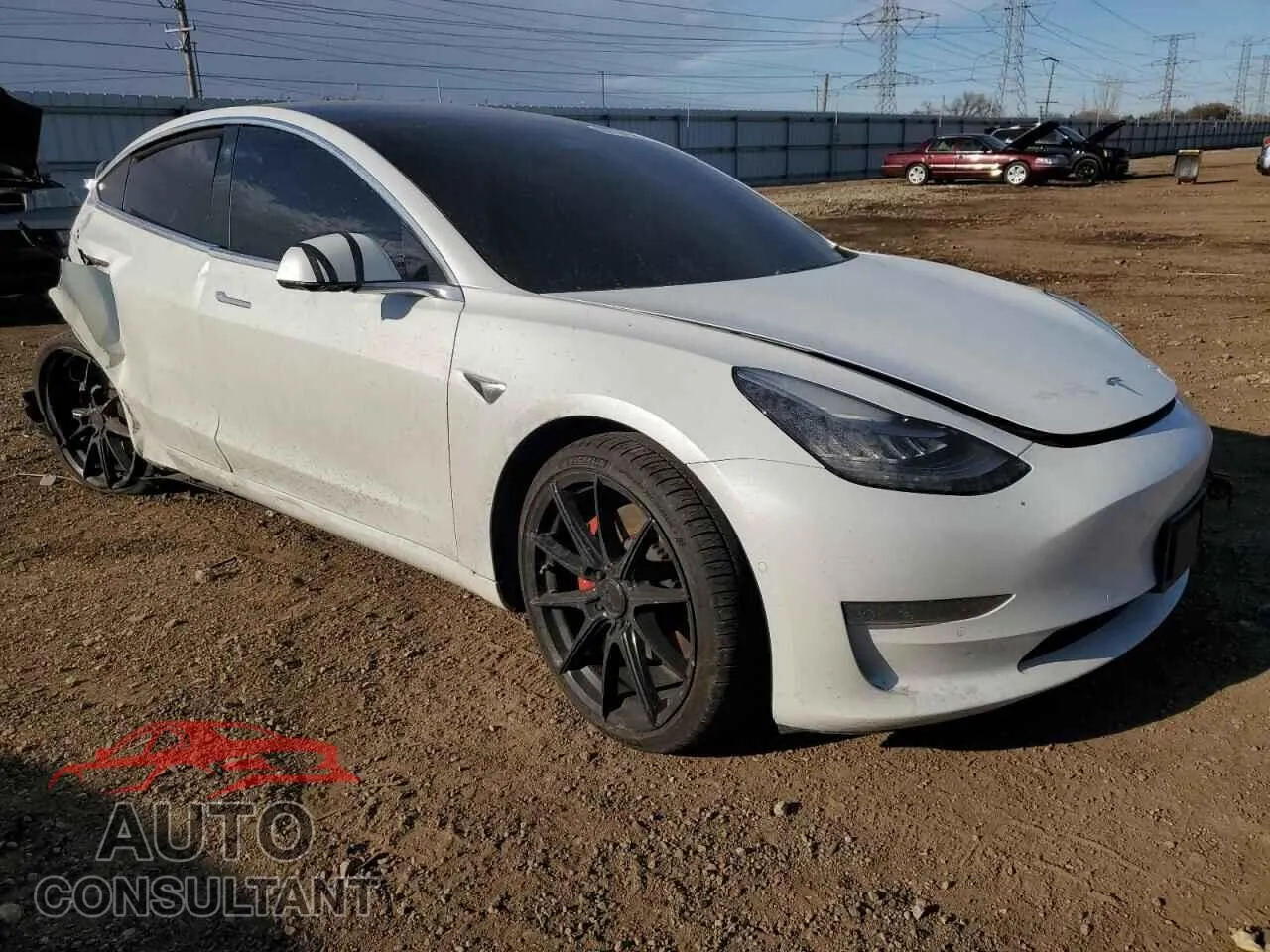 2020 TESLA MODEL 3 Damaged VIN 5YJ3E1EC5LF703798 – dashboard