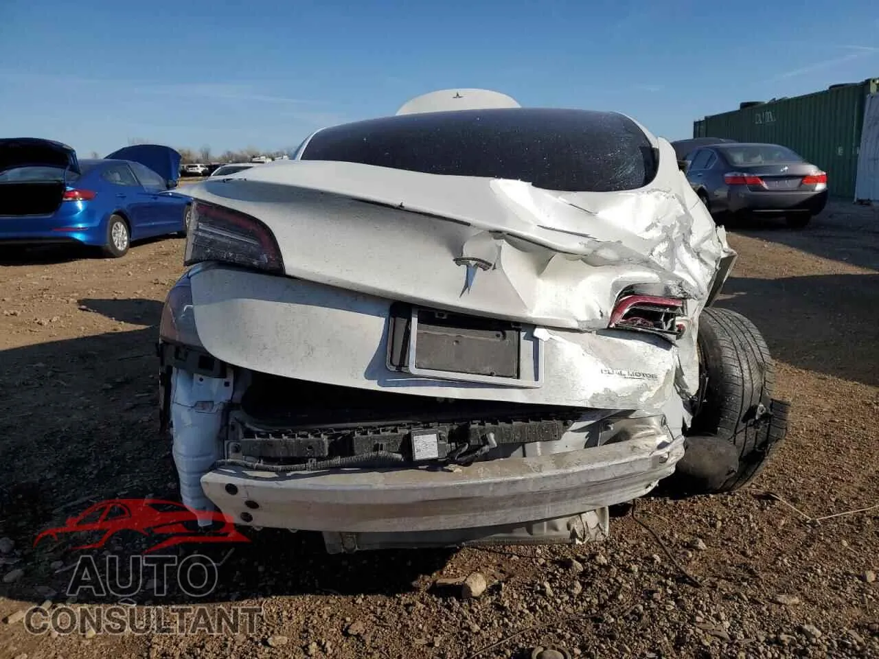 2020 TESLA MODEL 3 Damaged VIN 5YJ3E1EC5LF703798 – engine bay