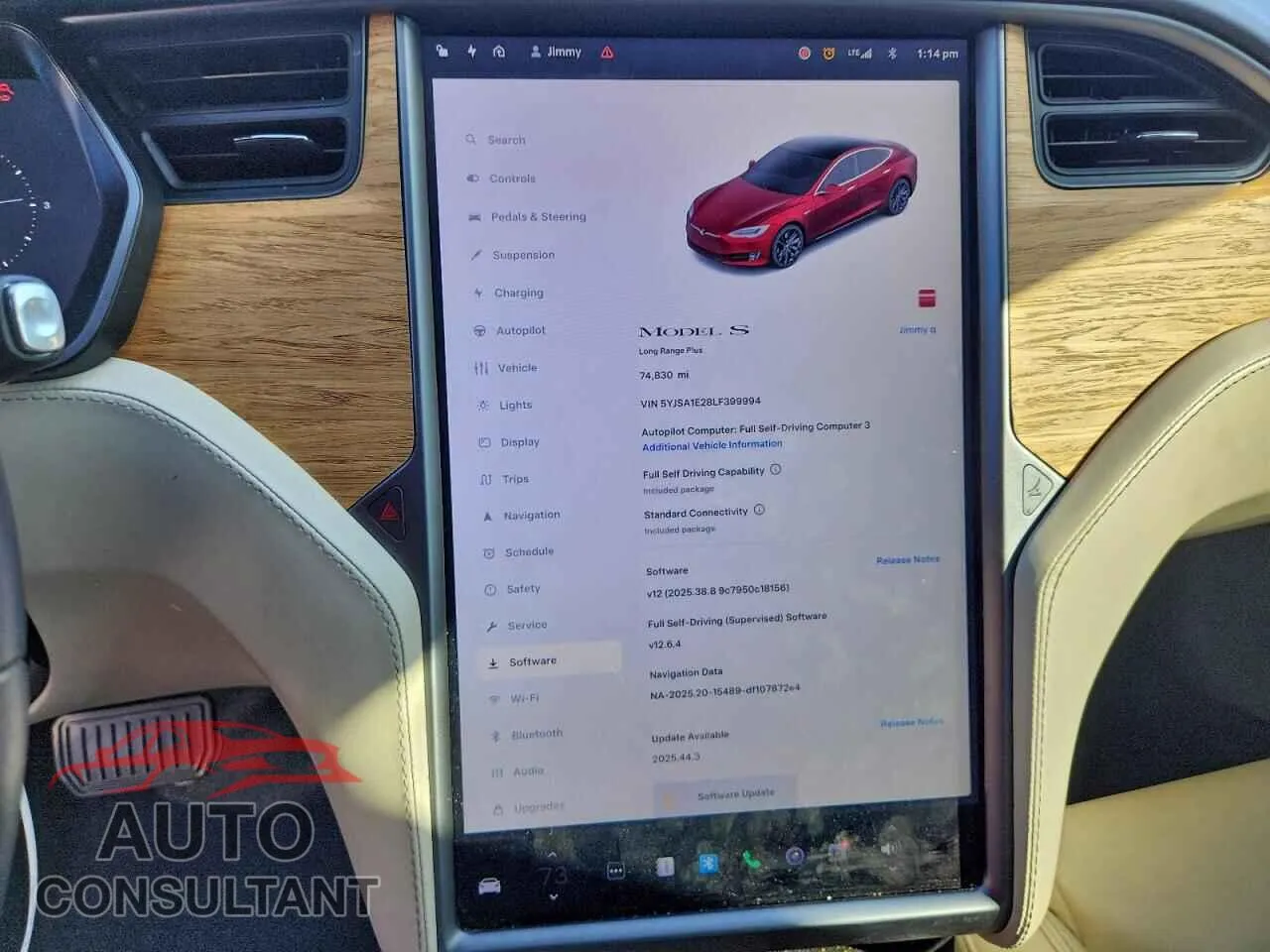 2020 TESLA MODEL S Damaged VIN 5YJSA1E28LF399994 – trunk area