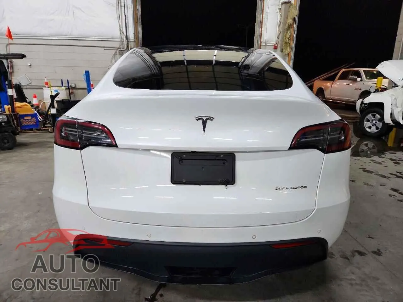 2021 TESLA MODEL Y Damaged VIN 5YJYGAEE5MF301007 – engine bay