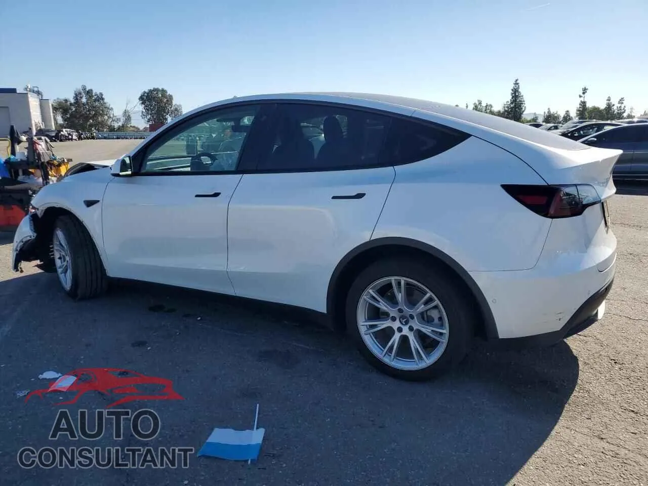 2021 TESLA MODEL Y Damaged VIN 5YJYGDEE0MF303765 – rear exterior