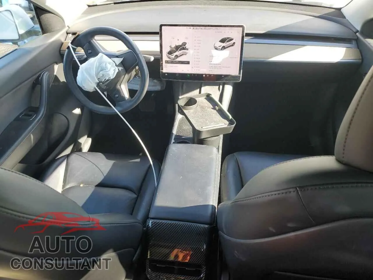2021 TESLA MODEL Y Damaged VIN 5YJYGDEE0MF303765 – undercarriage