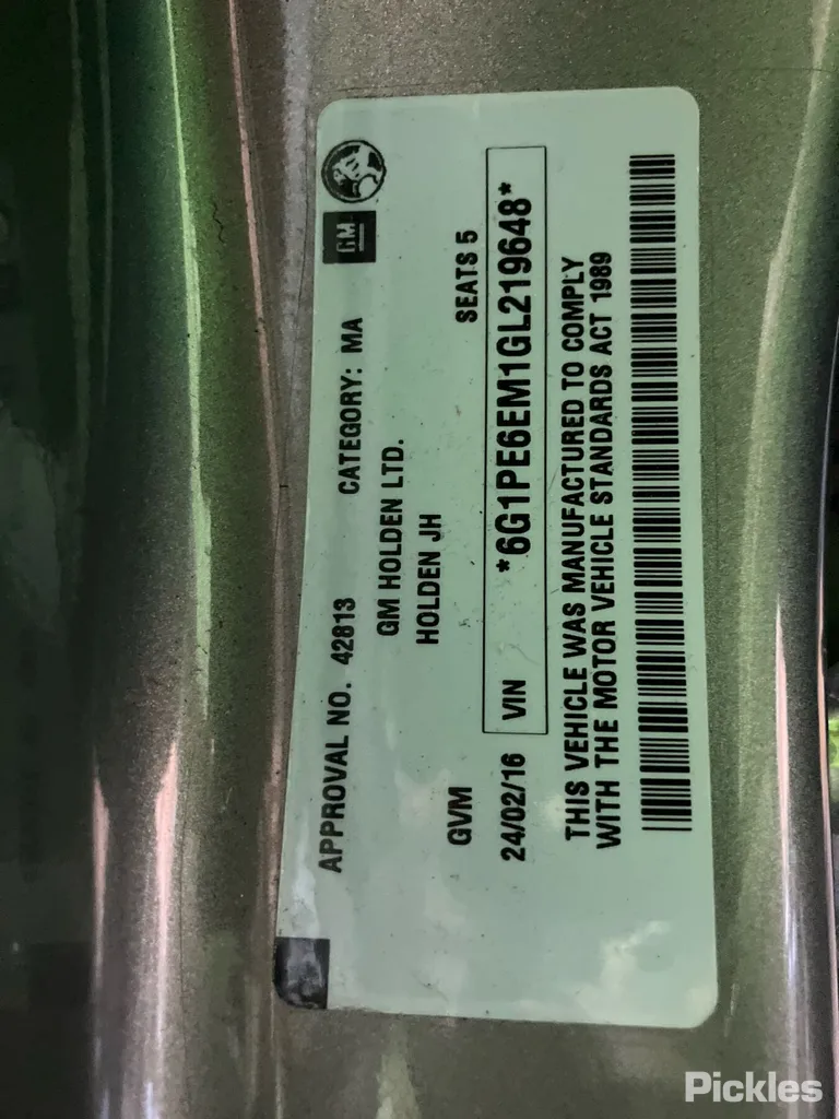 2016 Holden Cruze Used VIN 6G1PE6EM1GL219648 – photo 15