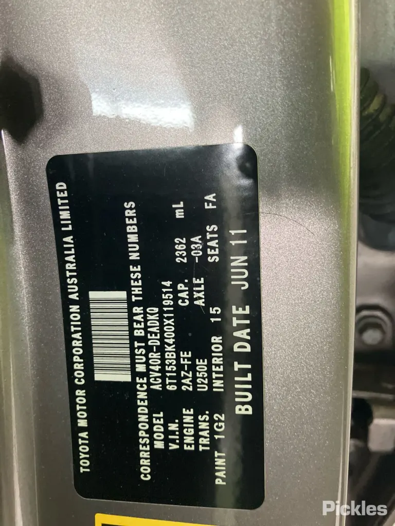 2011 Toyota Camry Damaged VIN 6T153BK400X119514 – photo 14