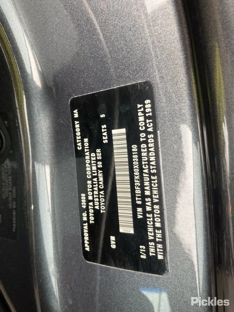 2013 Toyota Camry Damaged VIN 6T1BF3FK60X038180 – photo 29