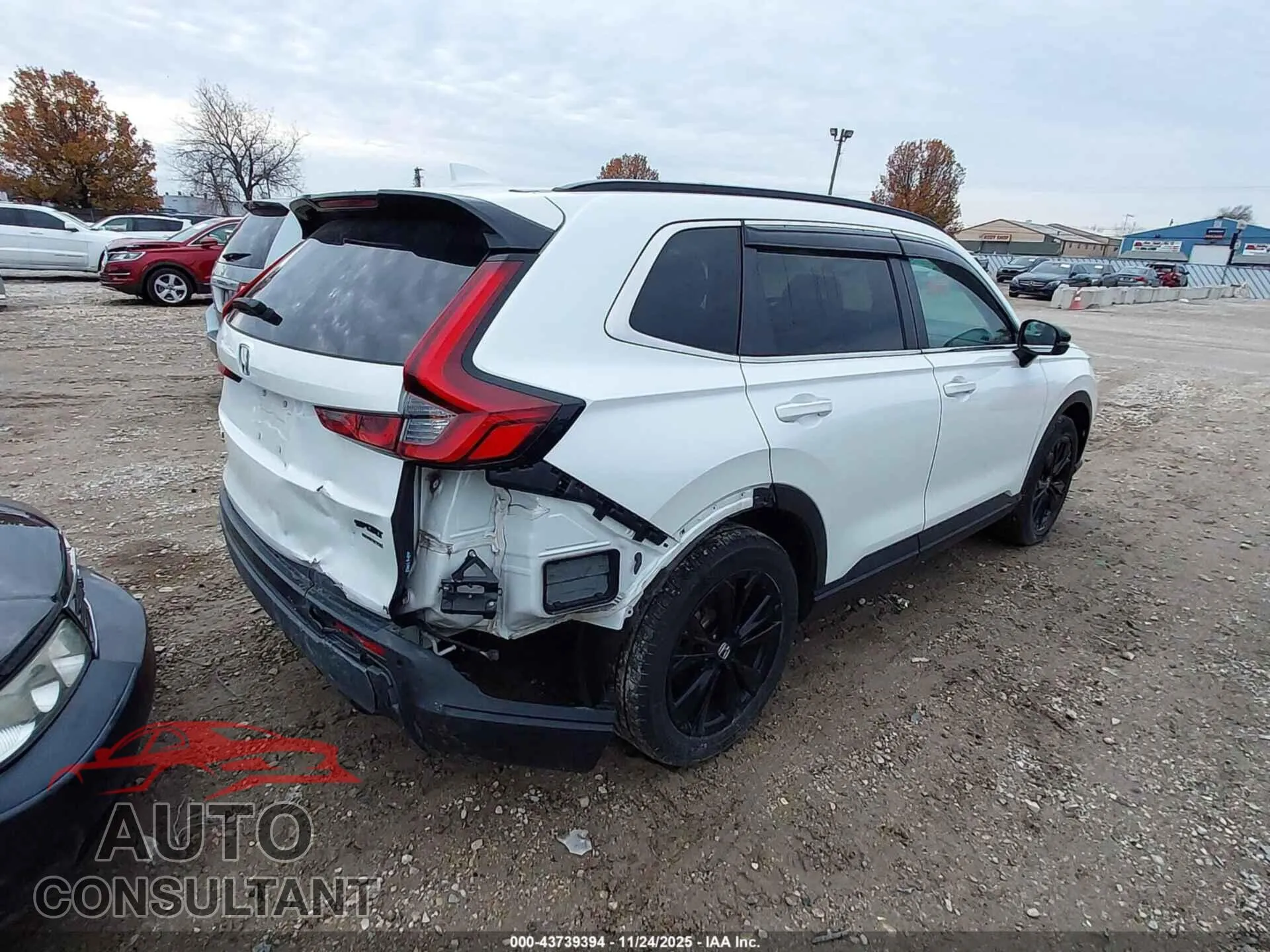 2023 HONDA CR-V HYBRID Damaged VIN 7FARS6H9XPE008520 – dashboard