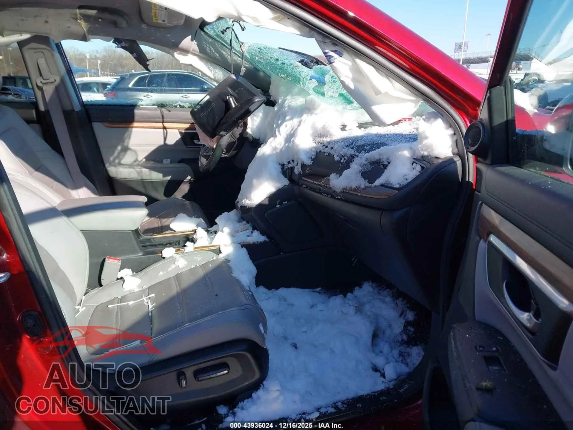2021 HONDA CR-V HYBRID Damaged VIN 7FART6H96ME034251 – interior seats