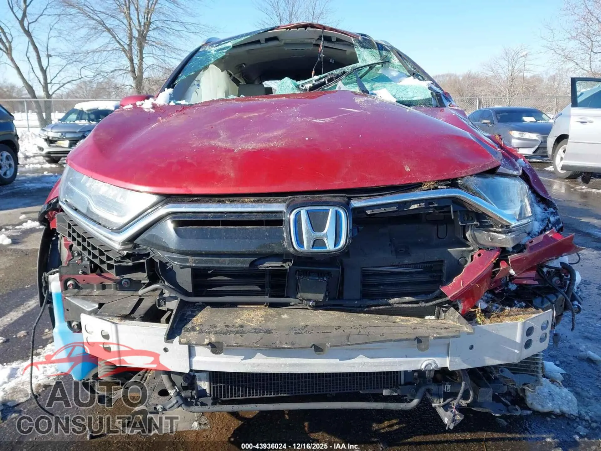2021 HONDA CR-V HYBRID Damaged VIN 7FART6H96ME034251 – photo 12