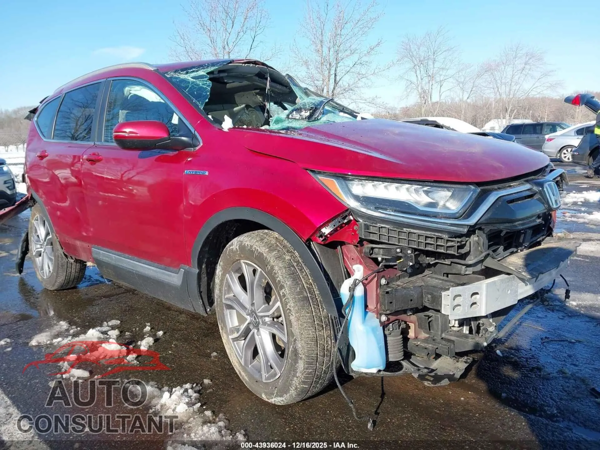 2021 HONDA CR-V HYBRID Damaged VIN 7FART6H96ME034251 – photo 17