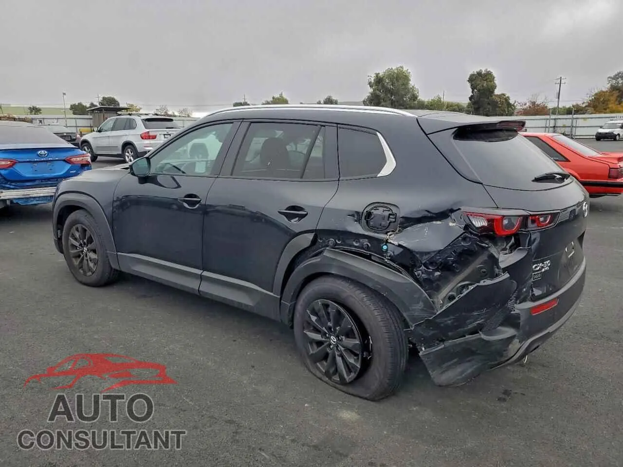 2025 MAZDA CX-50 Damaged VIN 7MMVABAM4SN349166 – rear exterior