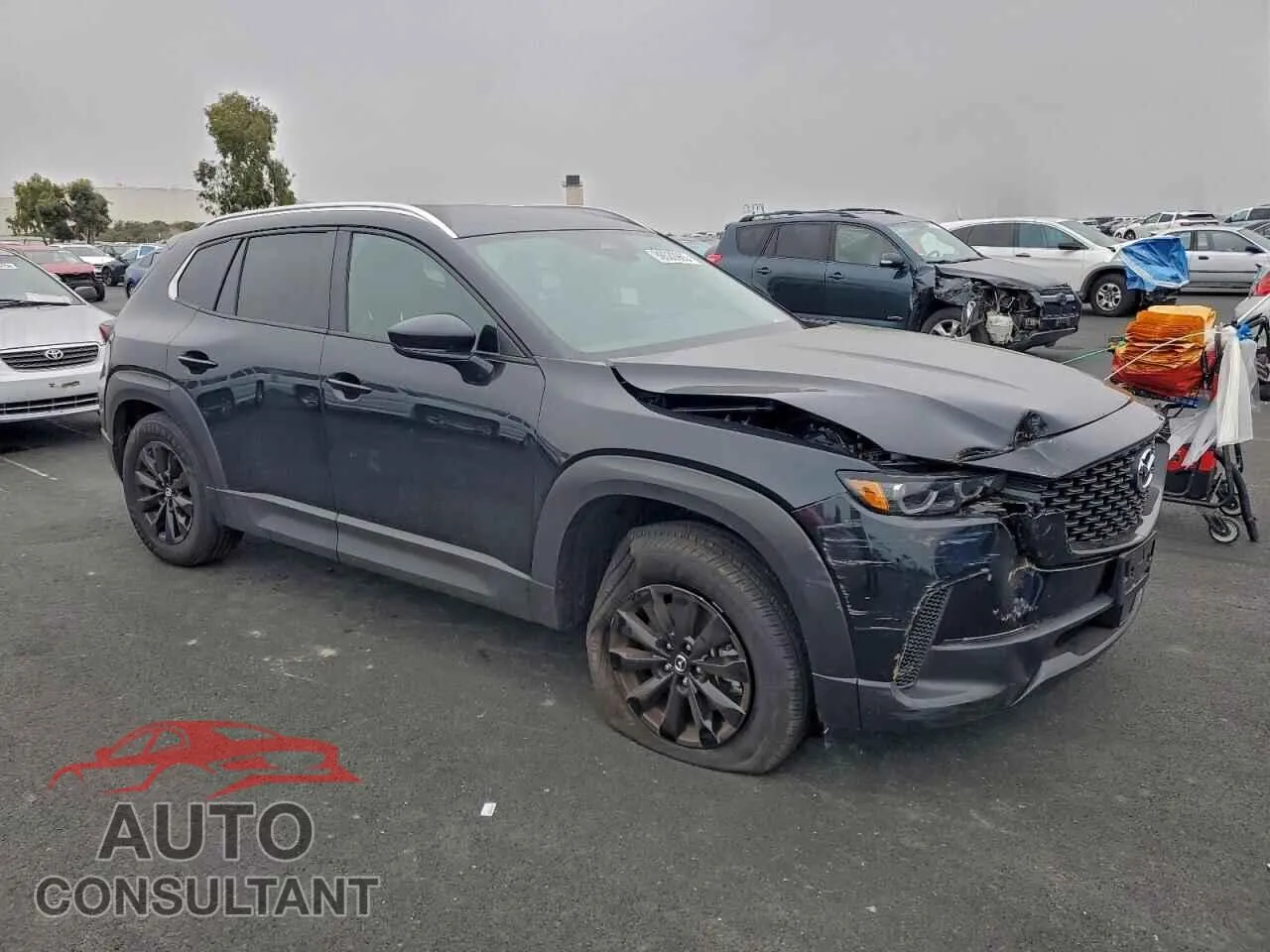 2025 MAZDA CX-50 Damaged VIN 7MMVABAM4SN349166 – dashboard