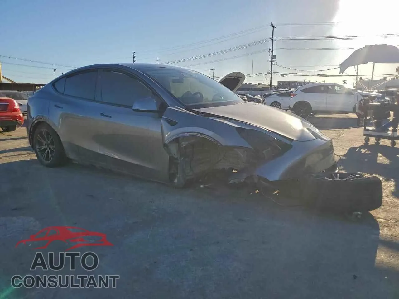 2025 TESLA MODEL Y Damaged VIN 7SAYGDED6SF318908 – dashboard