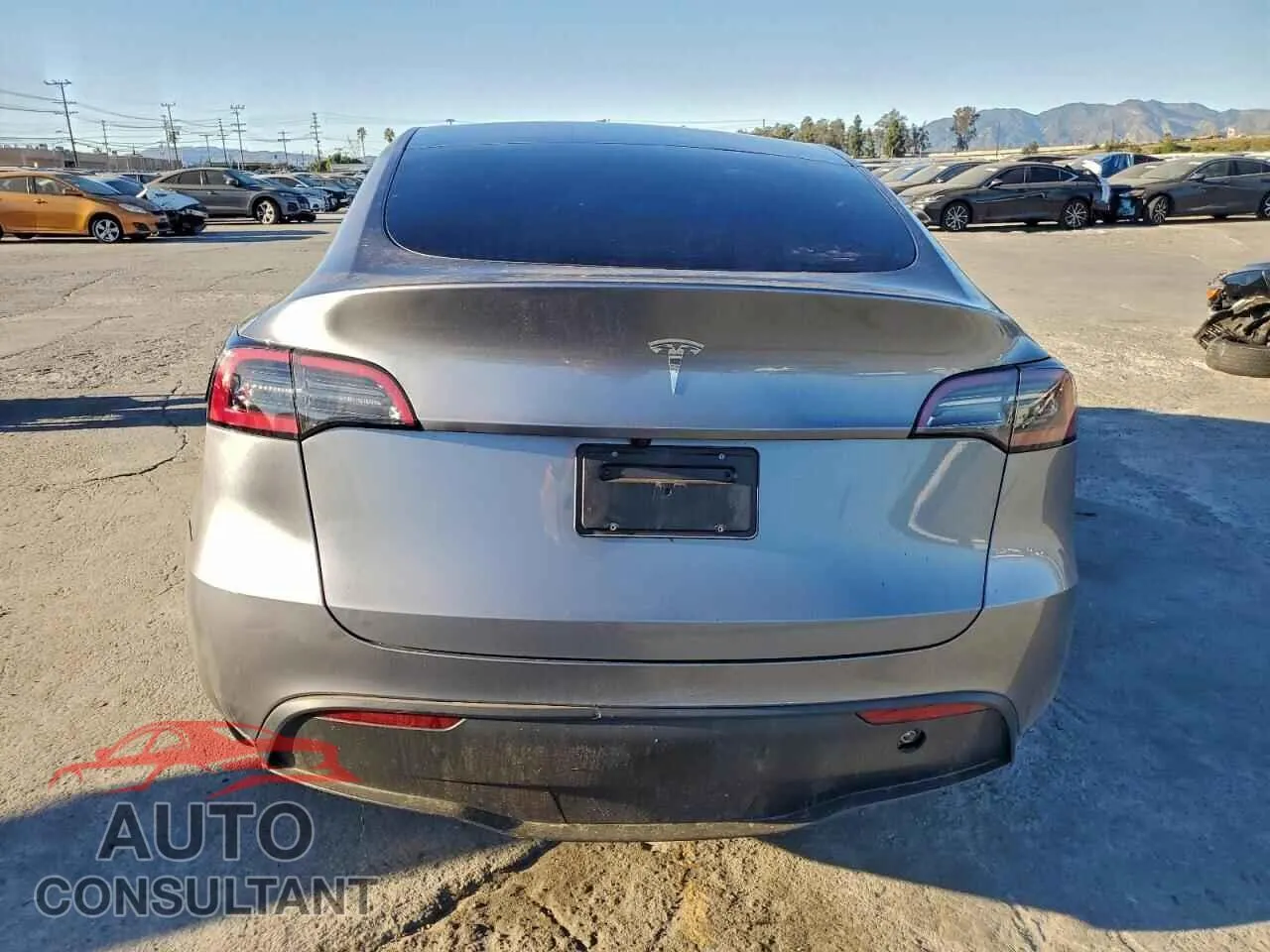 2025 TESLA MODEL Y Damaged VIN 7SAYGDED6SF318908 – engine bay