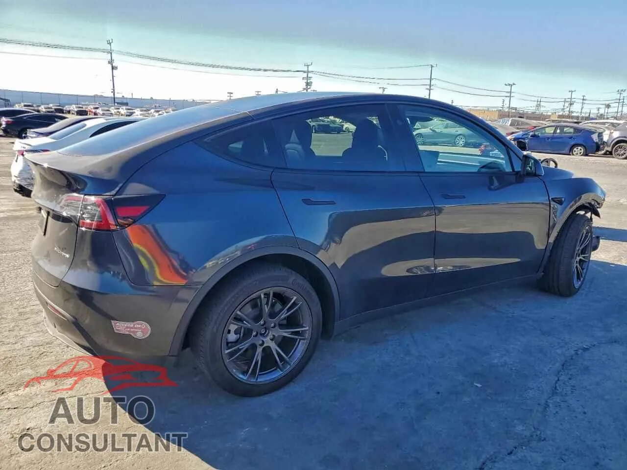 2024 TESLA MODEL Y Damaged VIN 7SAYGDED9RF123346 – side profile