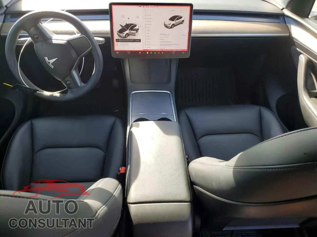 2023 TESLA MODEL Y Damaged VIN 7SAYGDEE0PA035806 – undercarriage