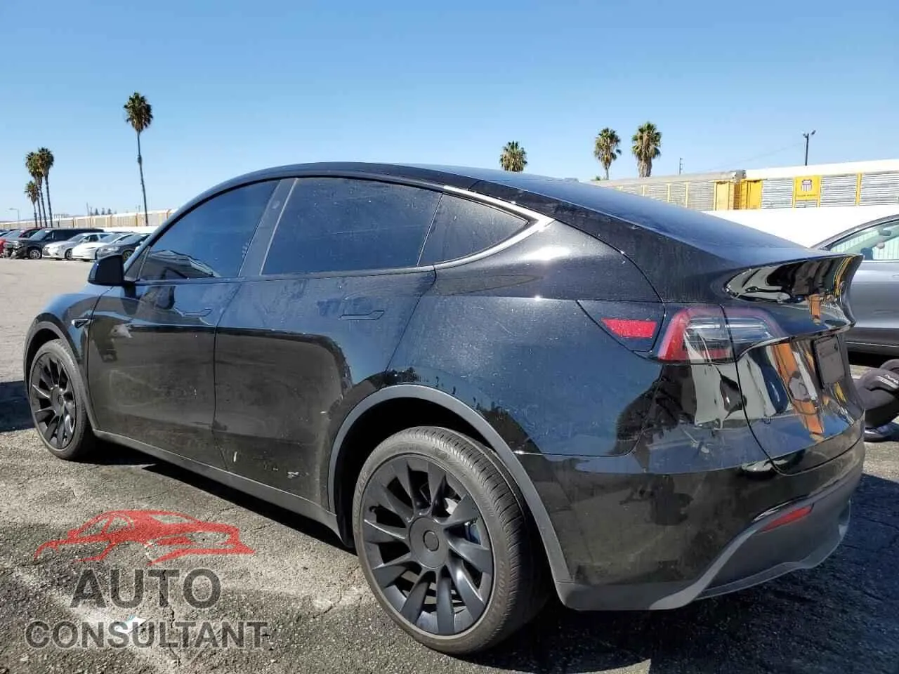2023 TESLA MODEL Y Damaged VIN 7SAYGDEE0PA176391 – rear exterior