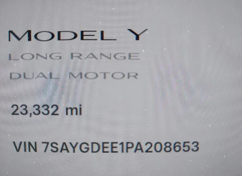 2023 TESLA Model Y Used VIN 7SAYGDEE1PA208653 – photo 11