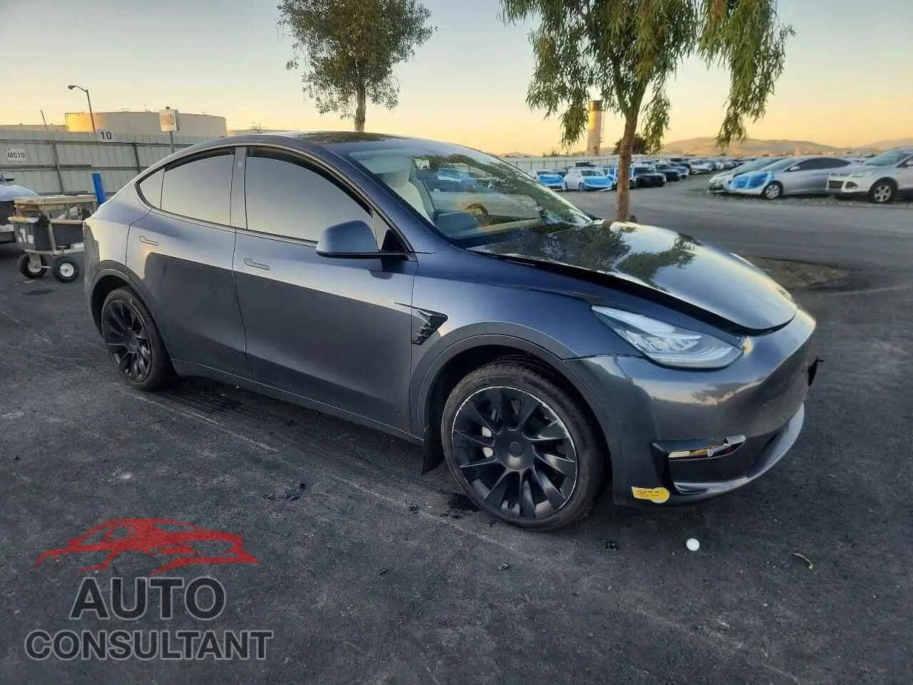 2022 TESLA MODEL Y Damaged VIN 7SAYGDEE3NF314487 – dashboard