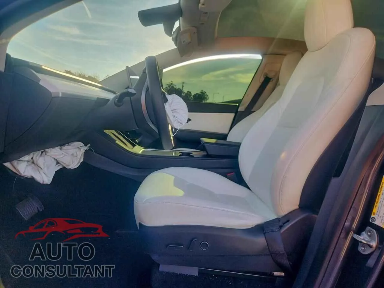 2022 TESLA MODEL Y Damaged VIN 7SAYGDEE3NF314487 – exterior detail