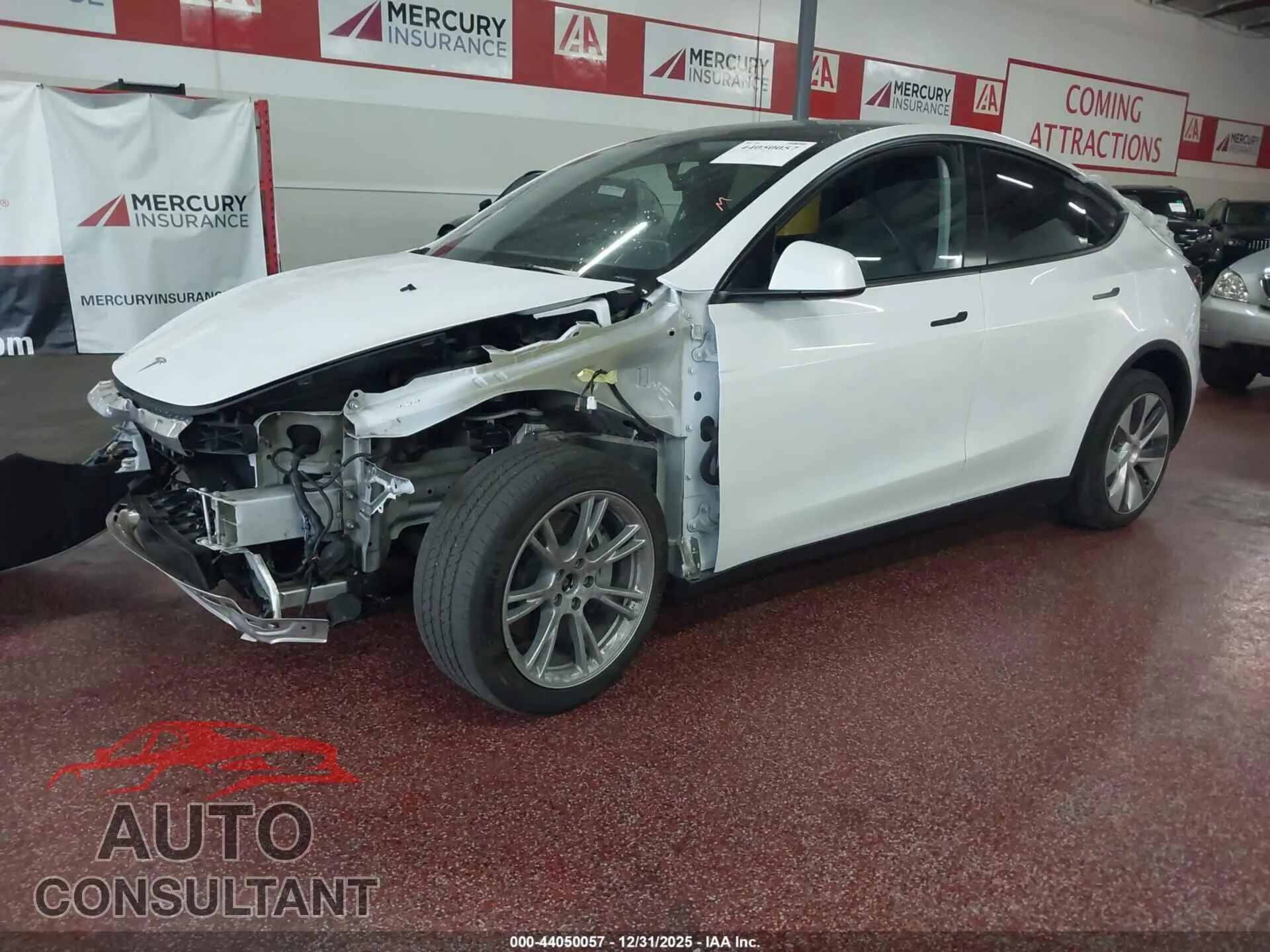 2023 TESLA MODEL Y Damaged VIN 7SAYGDEE4PA124021 – rear exterior