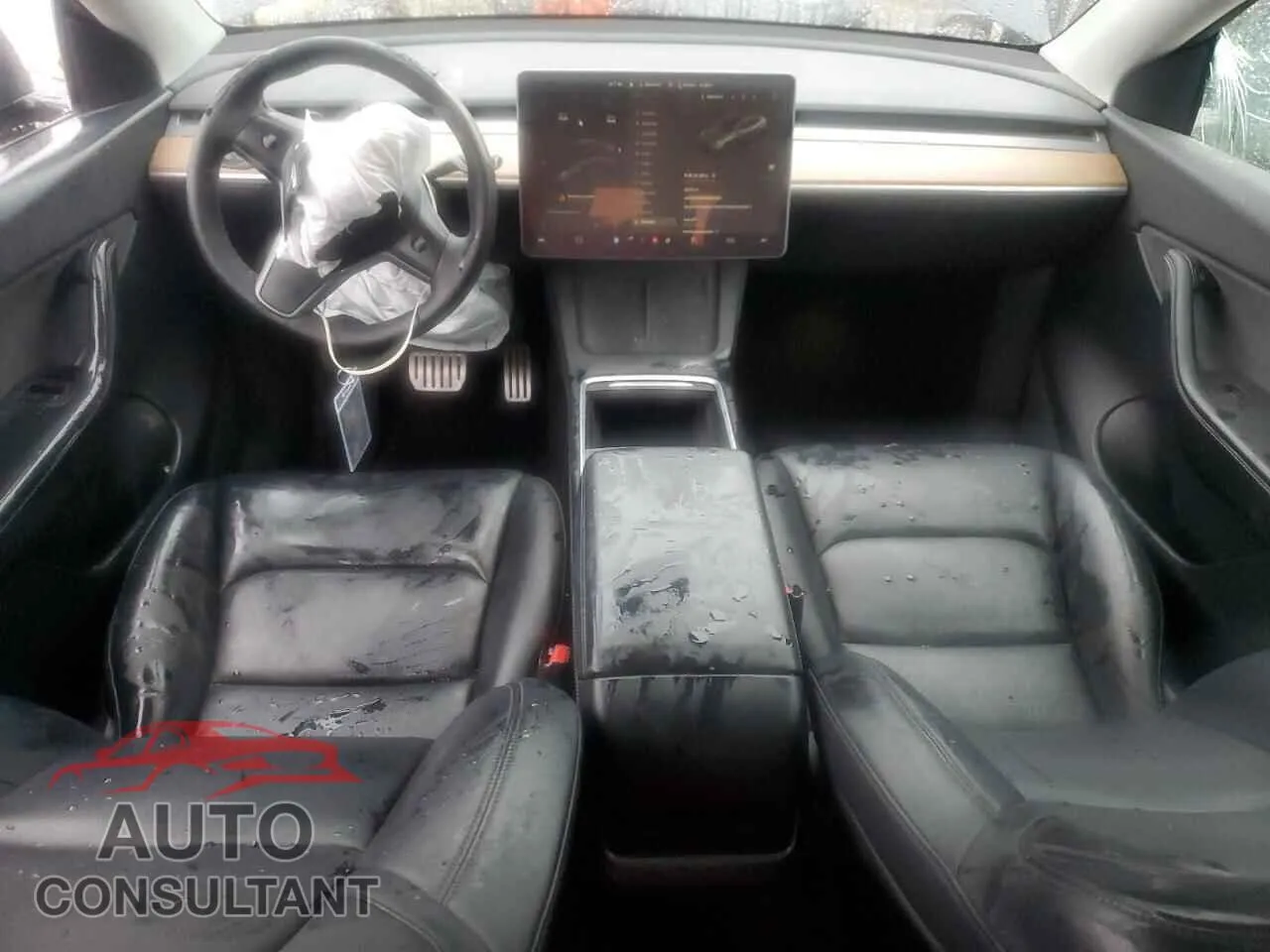 2022 TESLA MODEL Y Damaged VIN 7SAYGDEF7NF465423 – undercarriage 2022 TESLA MODEL Y Damaged VIN 7SAYGDEF7NF465423 – undercarriage