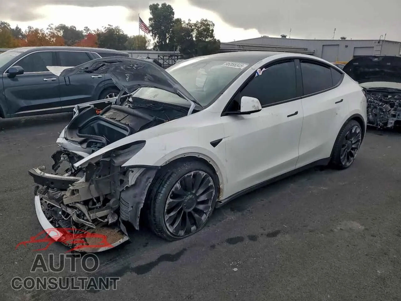 2022 TESLA MODEL Y VIN 7SAYGDEFXNF485715