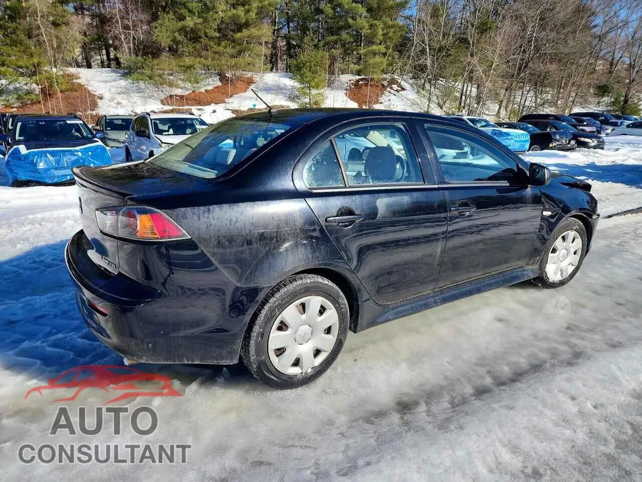2011 MITSUBISHI LANCER Used VIN JA32U2FU7BU043618 – side profile