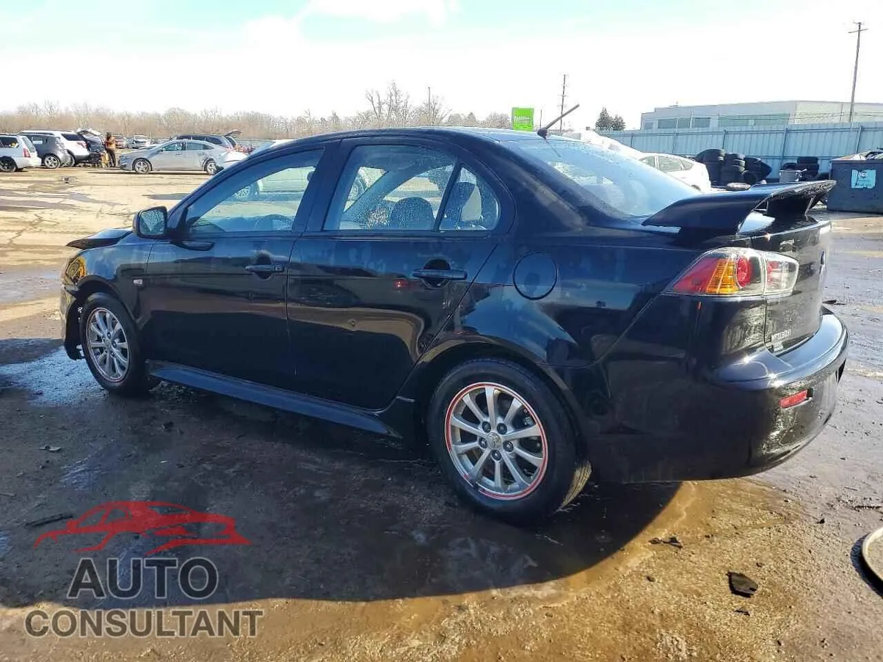 2012 MITSUBISHI LANCER Damaged VIN JA32V2FW9CU022804 – rear exterior