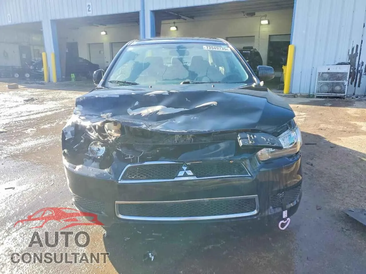 2012 MITSUBISHI LANCER Damaged VIN JA32V2FW9CU022804 – interior seats