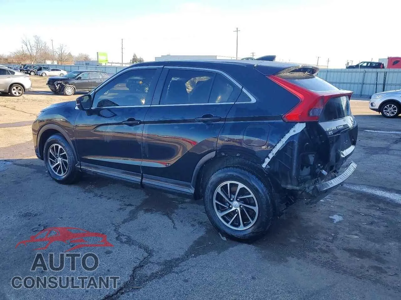 2020 MITSUBISHI ECLIPSE Damaged VIN JA4AS3AA9LZ033497 – rear exterior