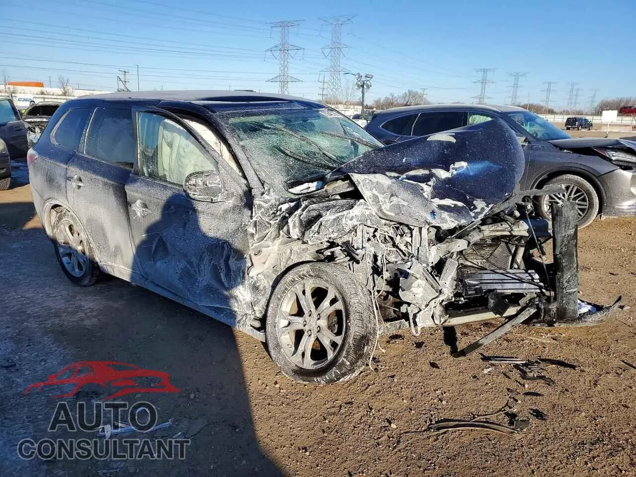 2015 MITSUBISHI OUTLANDER Damaged VIN JA4AZ3A30FZ010353 – dashboard