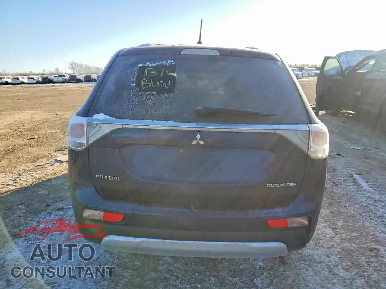 2015 MITSUBISHI OUTLANDER Damaged VIN JA4AZ3A30FZ010353 – engine bay