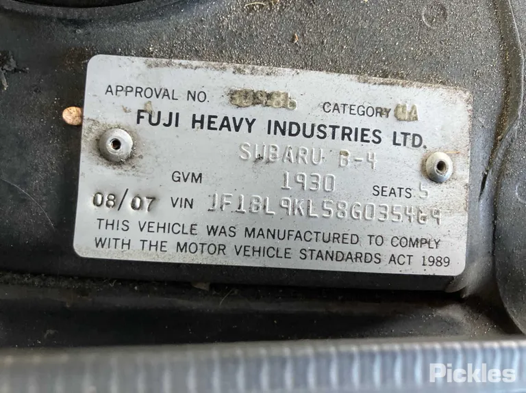 2007 Subaru Liberty Used VIN JF1BL9KL58G035469 – photo 24