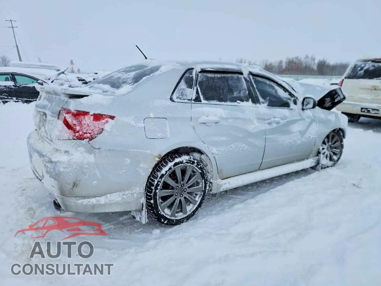 2010 SUBARU WRX Damaged VIN JF1GE7G62AG510609 – side profile