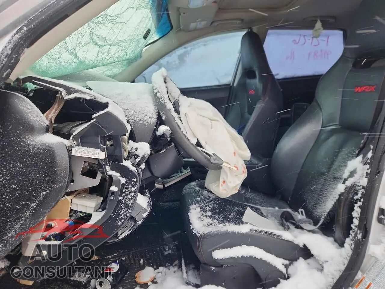 2010 SUBARU WRX Damaged VIN JF1GE7G62AG510609 – exterior detail