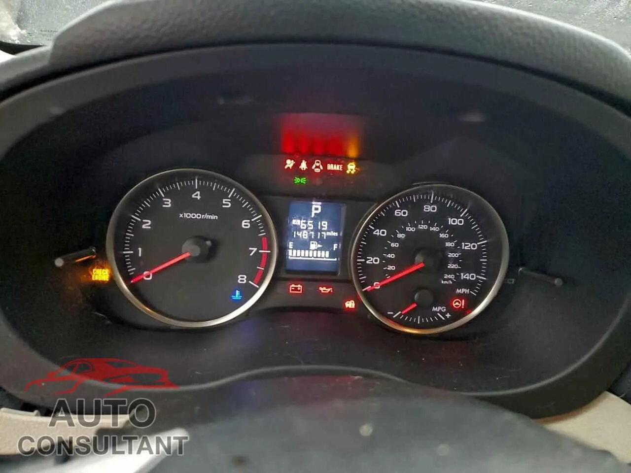 2015 SUBARU IMPREZA Damaged VIN JF1GPAC69F8330834 – trunk area