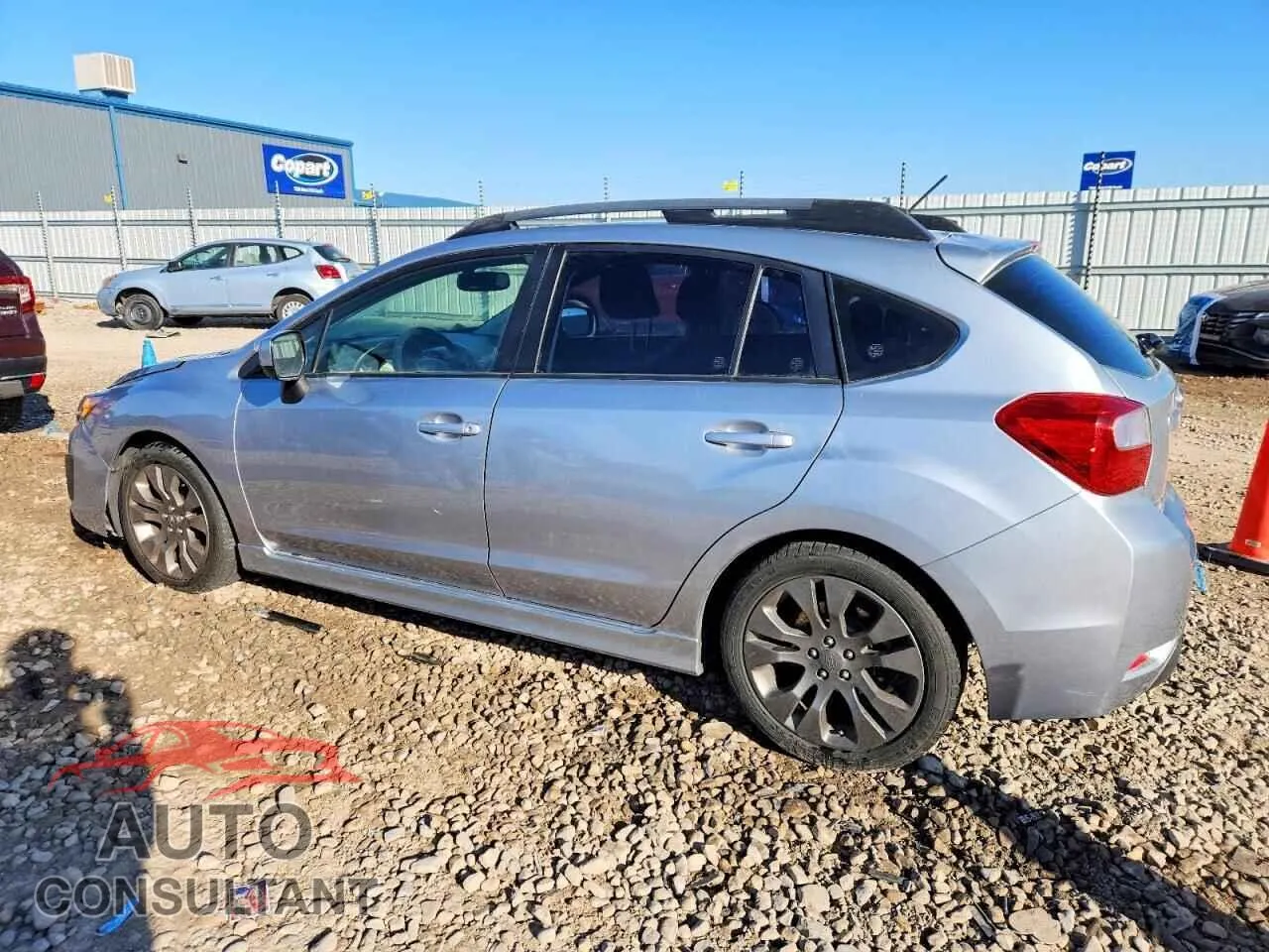 2013 SUBARU IMPREZA Damaged VIN JF1GPAL67DH853573 – rear exterior