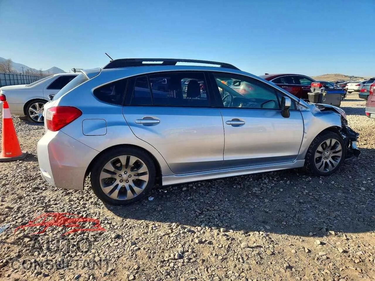 2013 SUBARU IMPREZA Damaged VIN JF1GPAL67DH853573 – side profile
