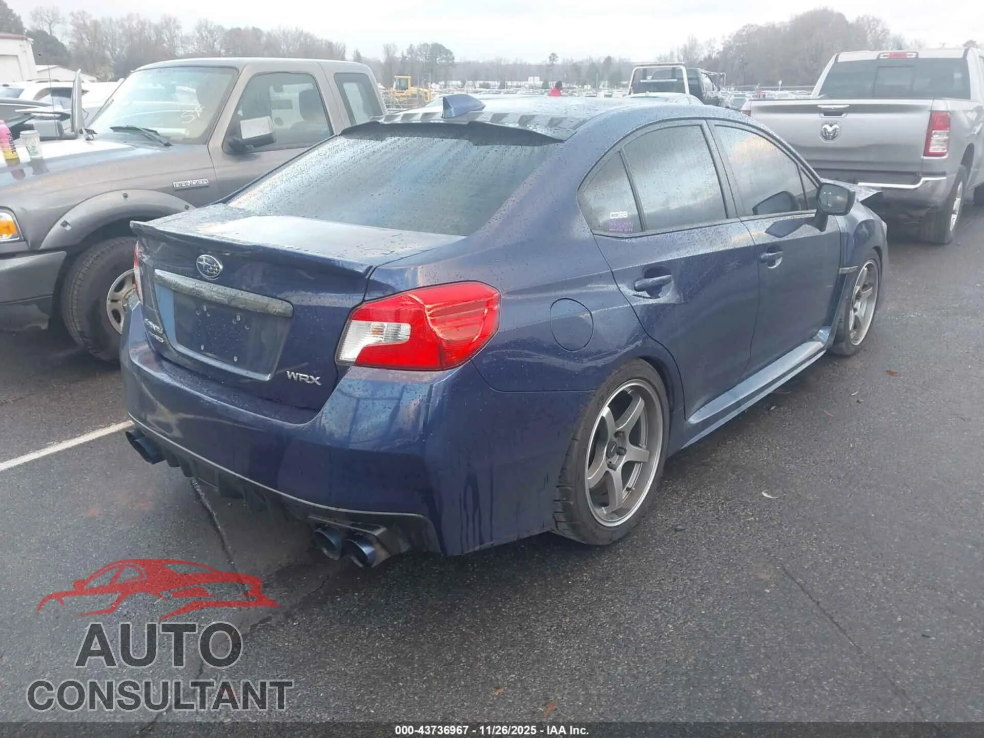 2019 SUBARU WRX Damaged VIN JF1VA1N69K8823834 – dashboard