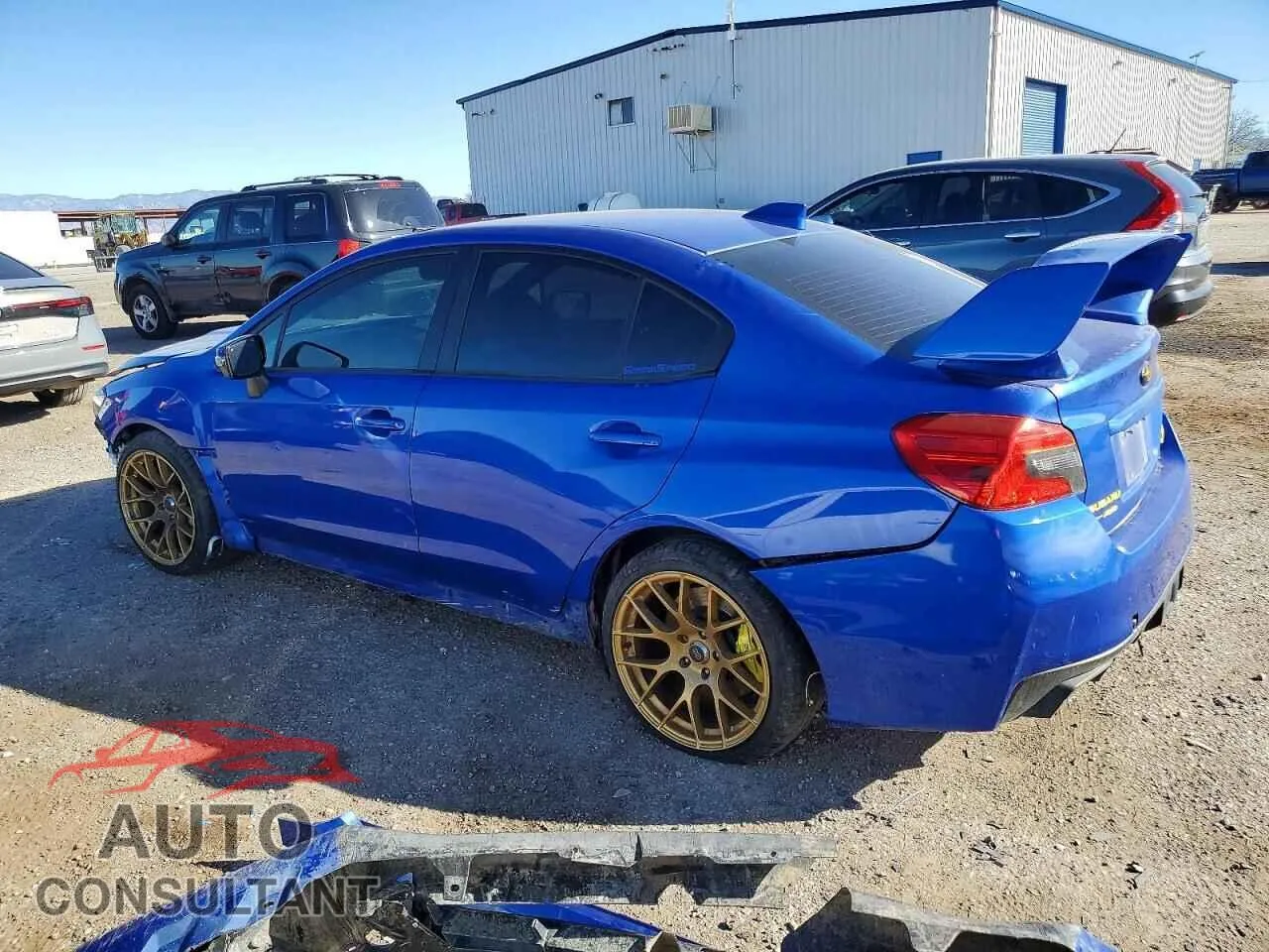 2021 SUBARU WRX Damaged VIN JF1VA2S65M9817276 – rear exterior