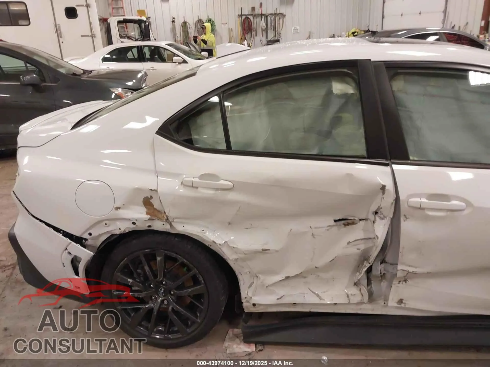 2022 SUBARU WRX Damaged VIN JF1VBAN66N8010971 – engine bay