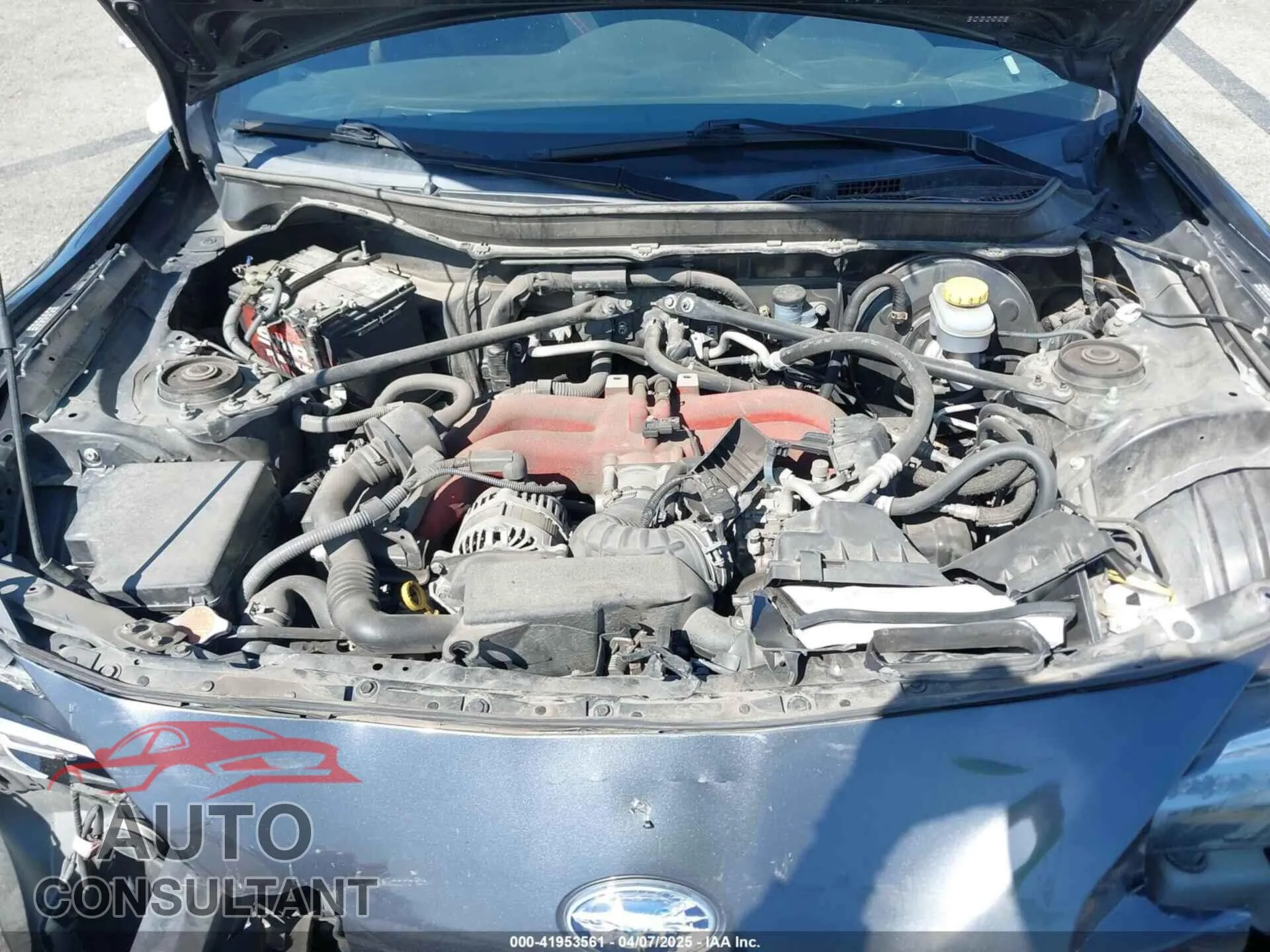 2017 SUBARU BRZ Damaged VIN JF1ZCAB10H9601657 – odometer reading