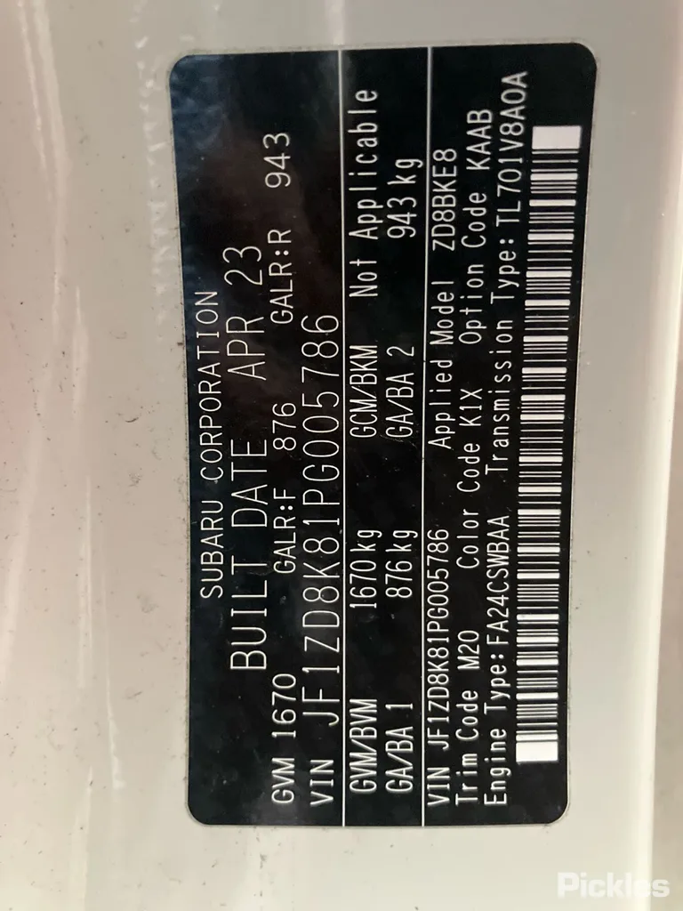 2023 Subaru BRZ Used VIN JF1ZD8K81PG005786 – photo 23