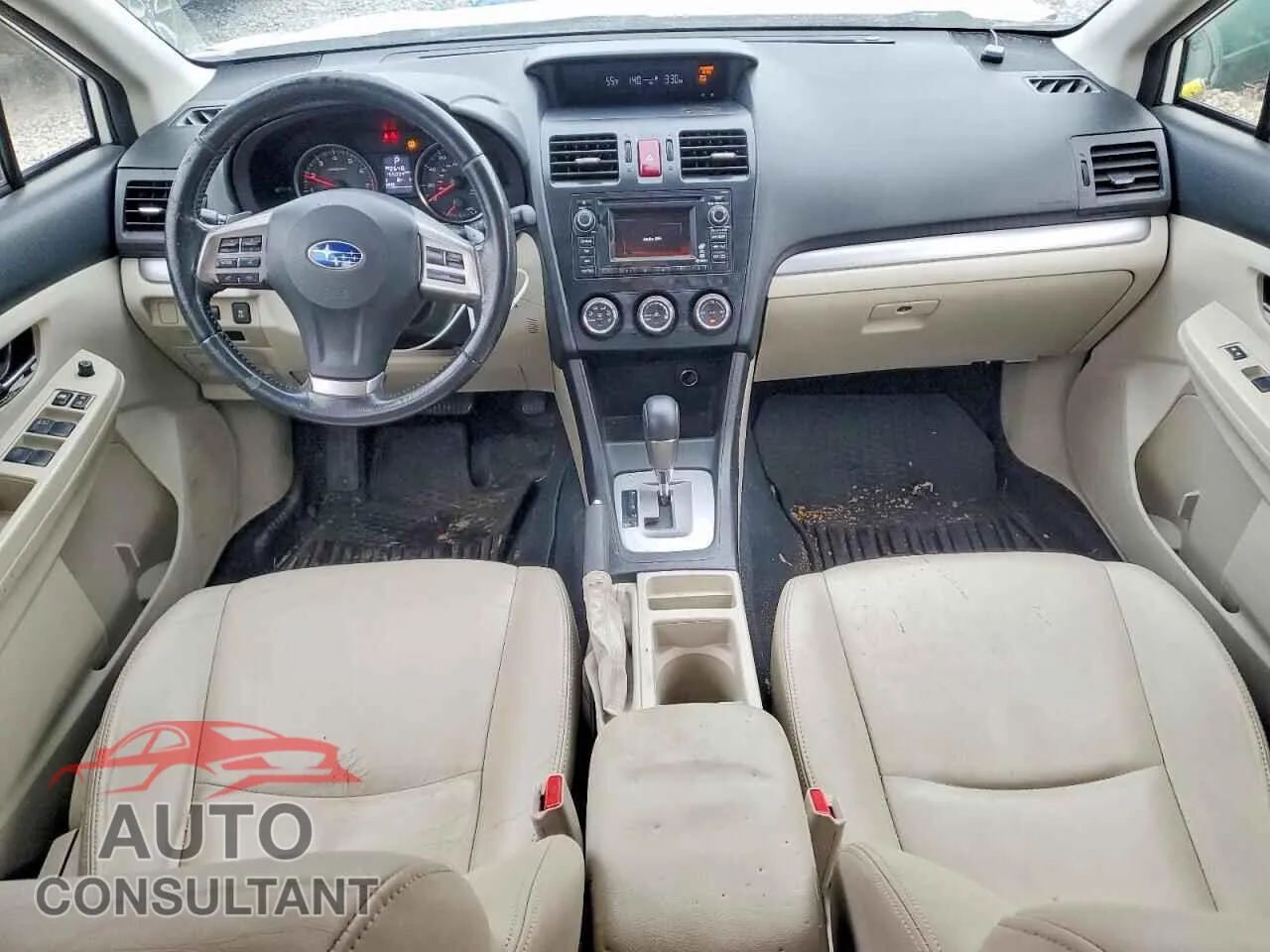 2014 SUBARU XV Damaged VIN JF2GPAGC4E8210451 – undercarriage