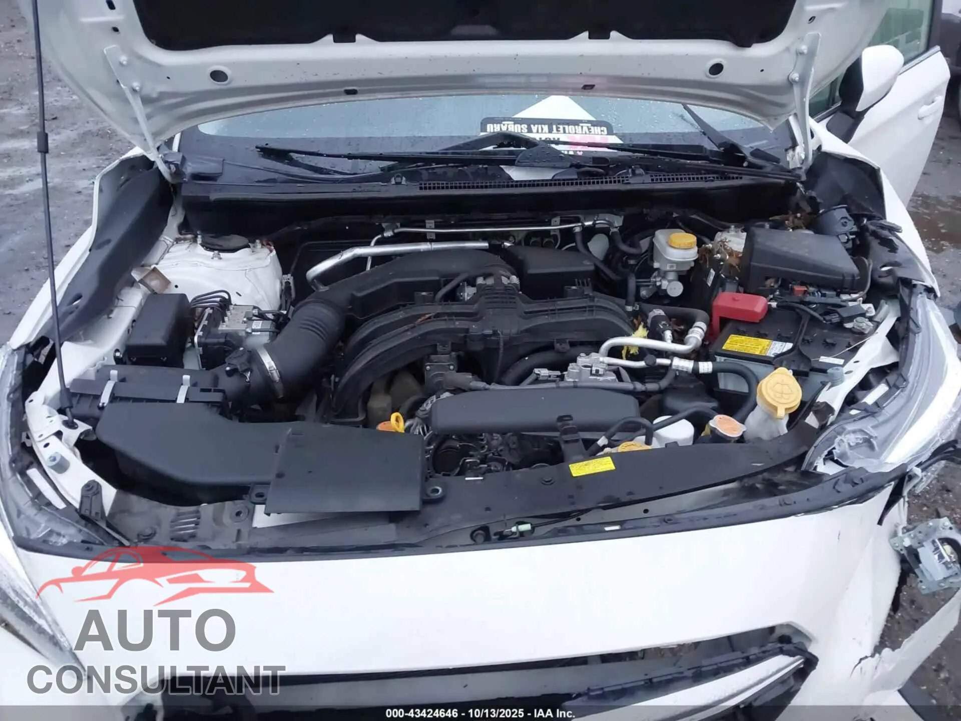 2022 SUBARU CROSSTREK Damaged VIN JF2GTHNC6N8283005 – odometer reading