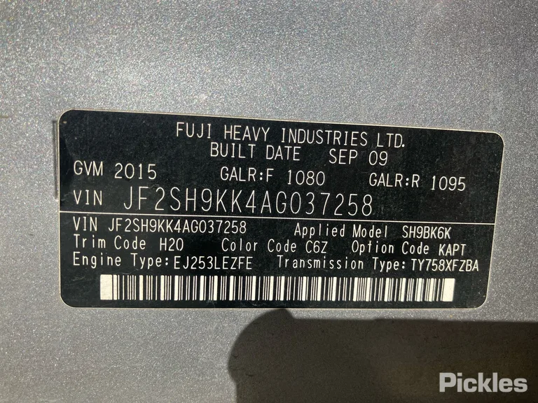 2009 Subaru Forester Used VIN JF2SH9KK4AG037258 – rear exterior